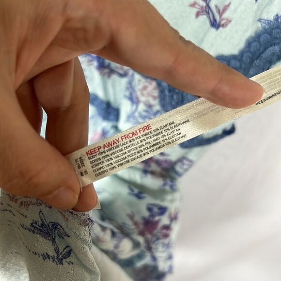 Free People intimately Slip My Mind Printed Trapeze Dress size Small - Picture 7 of 8